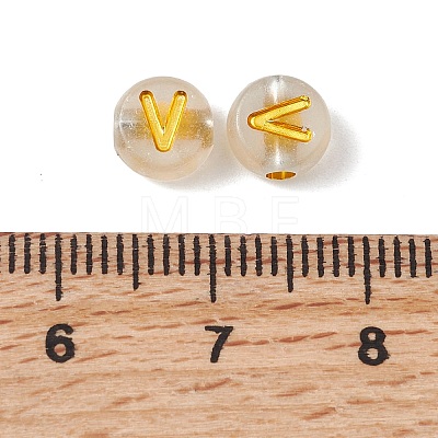 Luminous Transparent Acrylic Beads OACR-P037-01B-V-1