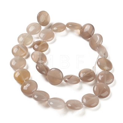 Natural Grey Agate Beads Strands G-M403-C12-01-1