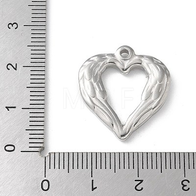 304 Stainless Steel Pendants STAS-I330-014P-1