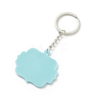 Eid Mubarak Keychain PVC Plastic Keychain KEYC-G053-01P-1