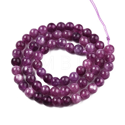 Natural Quartz Beads Strands G-R479-6mm-04-1