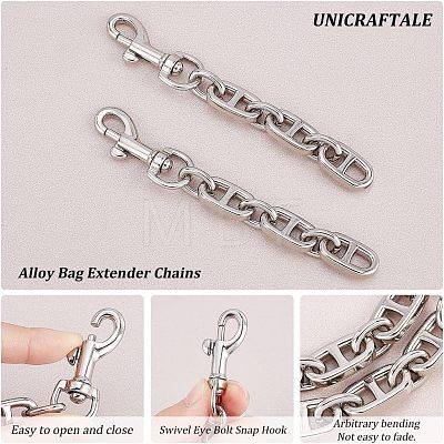 Alloy Bag Extender Chains DIY-WH0304-427P-1