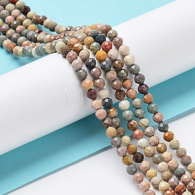 Natural Agate Beads Strands G-G991-A03-A-01A-1