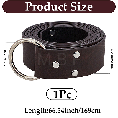 Imitation Leather Chain Belts AJEW-CL0004-83-1