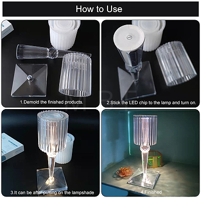DIY Table Lamp Silicone Molds DIY-Z019-06-1
