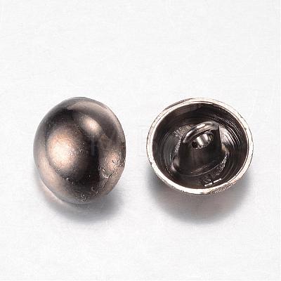 Alloy Shank Buttons BUTT-D054-28mm-06B-1