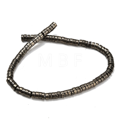Natural Gold Pyrite/Golden Pyrite Beads Strands G-F833-J01-01-1