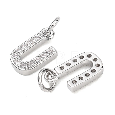 SHEGRACE Brass Micro Pave Clear Cubic Zirconia Pendants XGRQ29119-394P-U-1