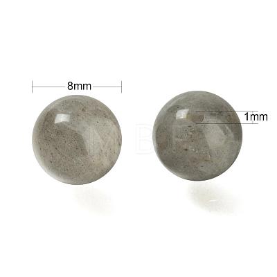 100Pcs 8mm Grade AA Natural  Labradorite Round Beads DIY-LS0002-58-1