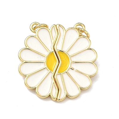 Brass Enamel Pendants KK-A293-22G-1