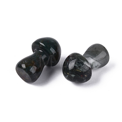 Natural African Bloodstone Mushroom Display Decorations G-Q602-03C-1