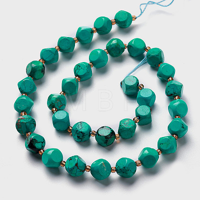 Synthetic Magnesite Beads Strand G-M367-23B-2-1