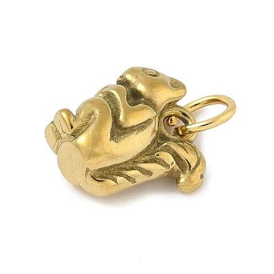 304 Stainless Steel Charms STAS-P391-01D-G-1