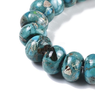 Dyed Synthetic Imperial Jasper Beads Strands G-P529-E01-A05-1