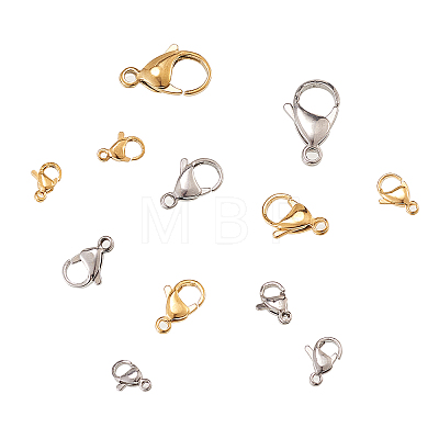 304 Stainless Steel Lobster Claw Clasps STAS-CJ0006-06-1