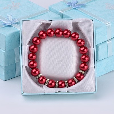 Cardboard Bracelet Boxes with Flower BC046-1