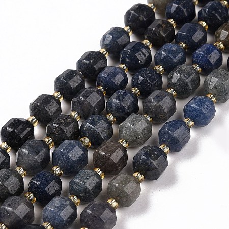 Natural Blue Aventurine Beads Strands G-G990-F02-1