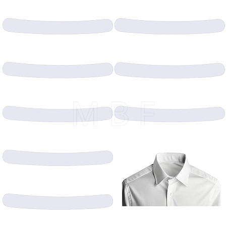 Plastic Collar Stays for Men's Dress Shirts AJEW-HY0003-21C-1