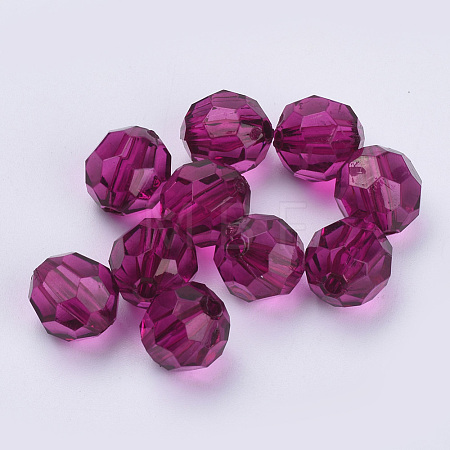 Transparent Acrylic Beads X-TACR-Q257-10mm-V65-1