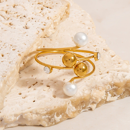 304 Stainless Steel Finger Rings RJEW-D348-02G-1
