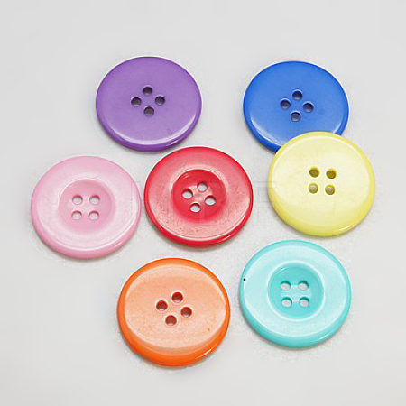 Resin Buttons RESI-D033-11mm-M-1