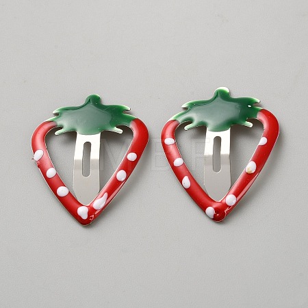Iron & Enamel Snap Hair Clips PHAR-WH20002-04A-02-1