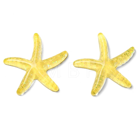 Translucent Resin Sea Animal Cabochons RESI-B016-01A-1