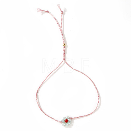Flower Resin Beaded Slider Bracelets for Women SL9741-5-1