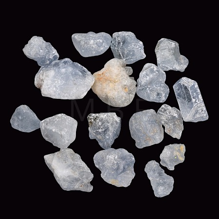 Rough Raw Natural Celestite/Celestine Beads G-M376-02-1