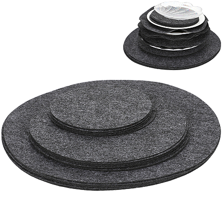 22Pcs 3 Styles Felt Anti-Slip Pad DIY-GF0011-30D-1