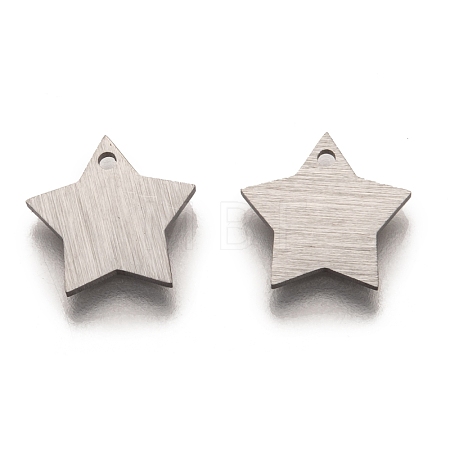 Tarnish Resistant 304 Stainless Steel Pendants STAS-O133-03A-P-1