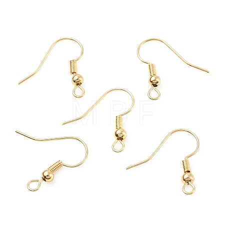 Brass Earring Hooks KK-C024-18KCG-1