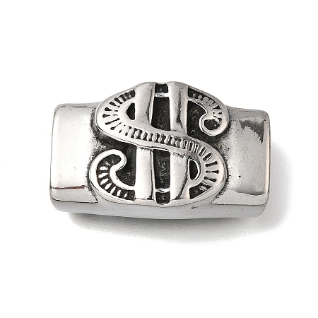 304 Stainless Steel Slide Charms STAS-F356-01AS-1