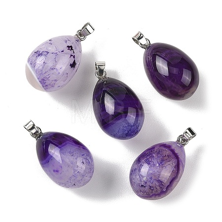 Natural Agate Pendants GG-K002-08A-23-1