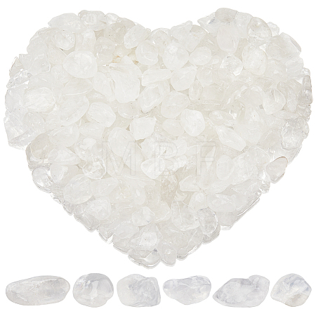 500G Natural Quartz Crystal Chips Beads G-SP0001-08-1