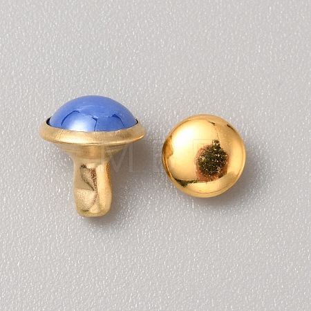 Round Brass Semi-Tublar Rivets FIND-WH0423-44C-1
