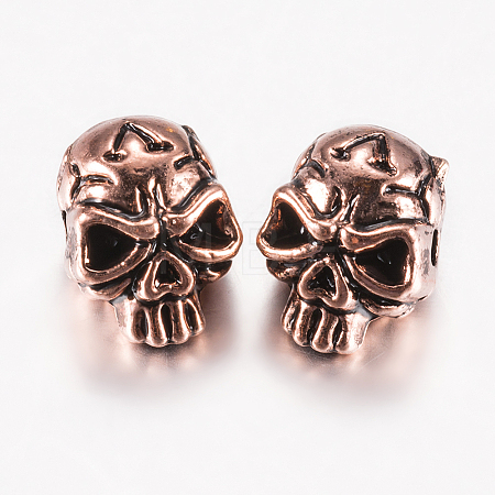Tibetan Style Alloy Beads LS-A-PALLOY-F200-11ARG-1
