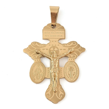 304 Stainless Steel Pendants LS-STAS-C103-02G-02-1