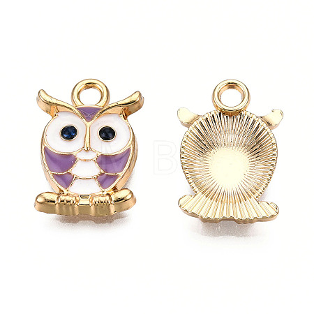 Alloy Enamel Pendants X-ENAM-S119-014D-1