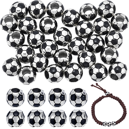 30Pcs Tibetan Style Alloy European Beads FIND-UN0010-40-1
