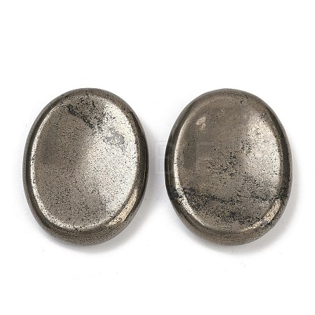 Natural Pyrite Pocket Worry Stone G-R012-04B-1