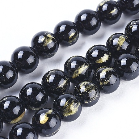 Natural Mashan Jade Beads Strands G-F670-A12-6mm-1