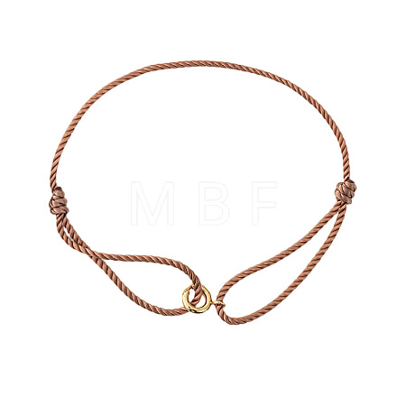 Braided Nylon Cord Adjustable Bracelets BH8898-4-1