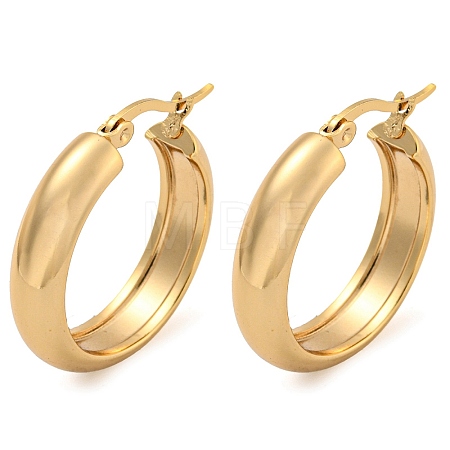 202 Stainless Steel Hoop Earrings EJEW-H003-38G-03-1