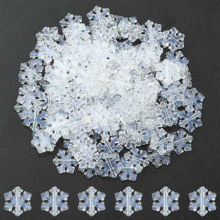 Transparent Acrylic Beads OACR-YW0001-68-1