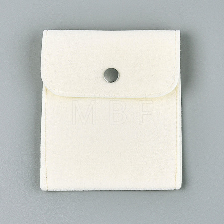 Double-Sided Velvet Jewelry Rectangle Bags for Earrings Rings Bracelets Necklaces TP-N004-01A-1