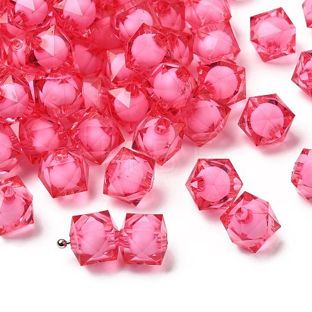 Transparent Acrylic Beads TACR-S112-10mm-18-1