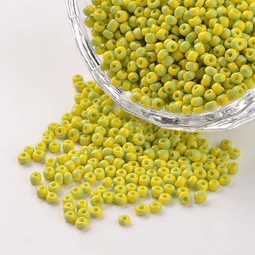 12/0 Opaque Colours Seep Glass Beads SEED-M008-C32-1