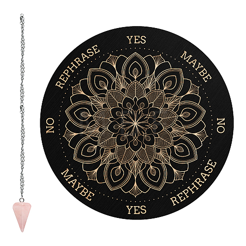 1Pc Cone/Spike/Pendulum Natural Rose Quartz Stone Pendants DIY-CP0007-74H-1