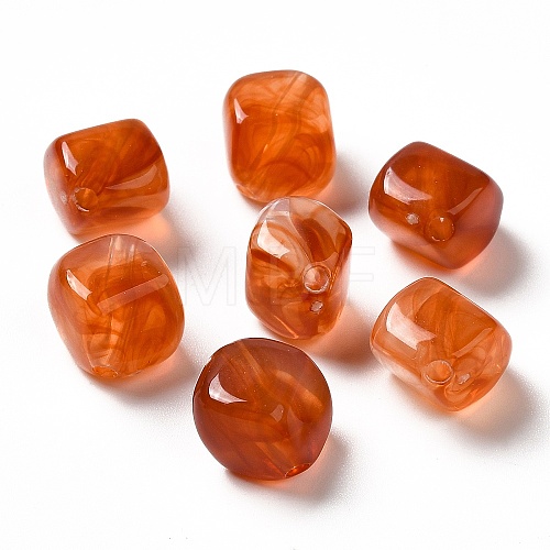 Transparent Acrylic Beads OACR-Z005-14B-1